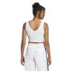 Adidas Γυναικεία αμάνικη μπλούζα Small Logo Single Jersey Cropped Tank Top